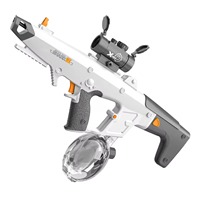 Shark Space Elektrischer Wassersprüher mit kontinuierlichem Strahl, Spielzeug mit Trommeltank und Ladekabel für Outdoor-Geschenkverkäufer