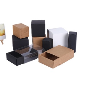 Boîtes pliantes en papier kraft personnalisées 350 g/m² Impression de logo Emballage général Vente directe d'usine Boîte en carton écologique - Product Image 4
