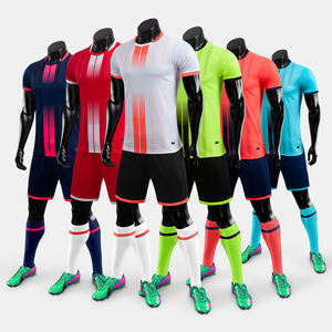 Seragam Sepak Bola Pria dan Anak-Anak dengan Cetak Sublimasi, Bernapas, Gaya Vintage, untuk Musim Panas - Product Image 1