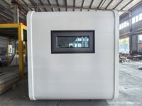 Cabine mobile préfabriquée économique, maisonnette portable Apple, bureau modulaire isolé en acier léger, conteneur de 20 pieds ou 40 pieds