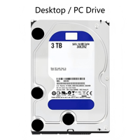Disque SATA 3.5 30EZRZ 3TB Bleu pour PC de Bureau Stockage de Bureau Grade A d'Origine Testé 100% en Bon État 5400RPM
