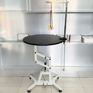 Tavolo da Toelettatura per Animali Domestici EUR PET, Sottile e Salvaspazio, con Sollevamento ad Aria e Tappetino Antiscivolo in Gomma - Product Image 3