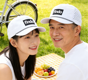 Casquette imperméable à toit rigide, perforée, découpe au laser, casquette de sport pour joueur - Product Image 3