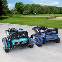 Robot tondeuse à gazon autopropulsé à commande à distance SDKeruite KRT-500F de qualité industrielle, moteur 4 temps, lame rotative, zéro rayon de braquage