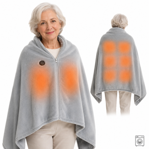 <span class=keywords><strong>Manta</strong></span> Térmica Inalámbrica USB de 5V, Lavable a Máquina, Chal Eléctrico Calefactor, Estilo Superventas en <span class=keywords><strong>Amazon</strong></span>, OEM ODM Disponible - Product Image 1