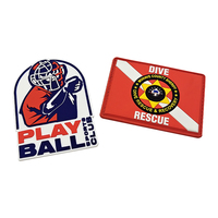 Patchs PVC personnalisés avec logo, thermocollants, à coudre, badges en caoutchouc gaufré, patchs en silicone souple 2D 3D en caoutchouc PVC