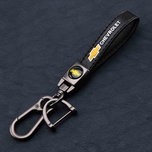 Llavero de <span class=keywords><strong>coche</strong></span> de cuero genuino y aleación de zinc, ajustable, negro mate, con logo de <span class=keywords><strong>coche</strong></span>, de moda, promocional, para <span class=keywords><strong>muñeca</strong></span> - Product Image 6