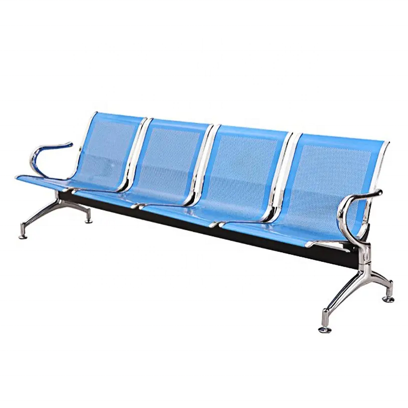Seater Stainless Steel Gang Chairs for Airport Hospital