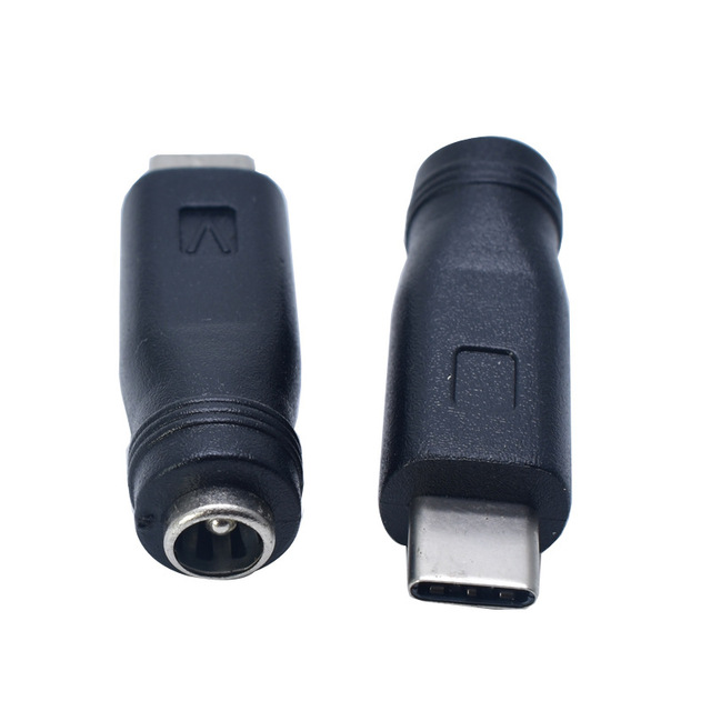 Type-C adapter DC5.5 * 2.1mm female connector to Type-C male port converter