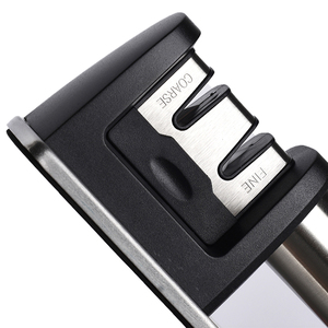 Accessoires de cuisine en gros, outil d'affûtage de couteaux 4 en 1, aiguiseur de couteaux manuel en acier inoxydable - Product Image 4