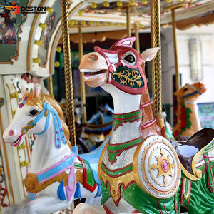 Nouveau matériel carrousel de joyeux Go pour loisirs créatifs, 1 ensemble, en bois, pour parc d'attractions en plein air, musique, noël - Product Image 6
