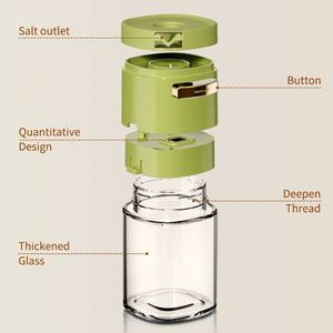 Doseur d'assaisonnement visible et quantitatif, 0,5g par pression, pour sel et poivre, type presse, bouteille à épices - Product Image 3