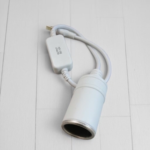 Adaptateur d'alimentation USB 5V vers 12V pour prise allume-cigare de voiture, câble amplificateur de puissance pour prise allume-cigare de voiture - Product Image 3