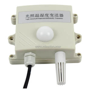 SENTEC Industrial Wall-mounted Illumination Temperature and Humidity Sensor Indoor Light Intensity Monitoring Transmitter - Product Image 2