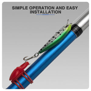 Groothandel 1,5g rubberen haakhouder hengelhakenhangers visuitrusting voor het ophangen van aas - Product Image 4