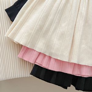 Nueva Oferta al por Mayor: Vestido de Suéter con Solapa de Poliéster, Vestido de Princesa para Otoño e Invierno, Bufanda Blanca, Falda Tejida 90-150cm - Product Image 4