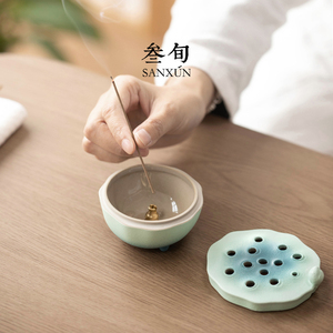 เตาเผาเครื่องหอมแบบกลม ทำจากไม้เนื้อแข็ง แกะสลักลายฉลุ ป้องกันกลิ่นไม่พึงประสงค์ ผลิตในเวียดนาม - Product Image 3