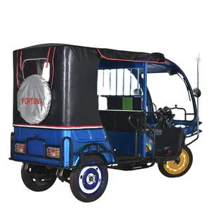 New Design Popular Battery E Rickshaw Electric Tricycle Passenger Three Seat Bajaj 3 Wheeler Auto Rickshaw