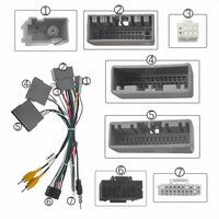 Adaptador de Cableado de Radio, Decodificador de Bus CAN, Conector de 16 Pines a Cable de 22 Pines para Honda City, Greiz, Odyssey, Crider, HRV, Vezel