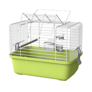 Cages pour animaux de compagnie en fil de fer métallique à motif solide <span class=keywords><strong>Cage</strong></span> à oiseaux pour perroquets et perruches avec plateau en plastique Palette - Product Image 2