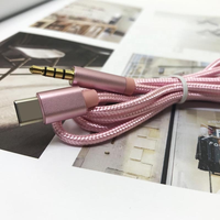 Câble adaptateur Aux Type-C vers 3,5 mm avec conducteur en cuivre pur pour ordinateur, voiture, téléphone - Charge et transfert de données à haute vitesse