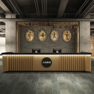 Desain konter Checkout resepsi Modern untuk restoran, Hotel, Cafe shop furnitur