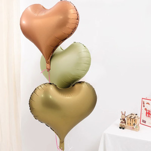Ensemble de ballons en feuille d'amour Style INS pour la décoration de fête d'anniversaire de fille garçon - Product Image 6