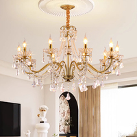 Décoration de meubles modernes pour la maison, lampe suspendue en cristal, lampe de table, éclairage LED pour la pièce, lustre décoratif de luxe