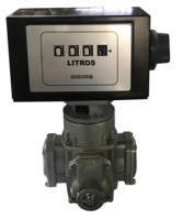 Flow Meter OEM Baja Tahan Karat untuk Meteran Piston Oli dengan Konektivitas Flens Area Variabel Akurasi Tinggi