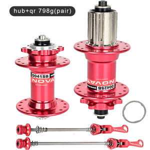 Novatec D041SB D042SB Moyeu de VTT 8/9/10/11 vitesses 4 roulements <span class=keywords><strong>frein</strong></span> <span class=keywords><strong>à</strong></span> <span class=keywords><strong>disque</strong></span> 28 32 36 trous en alliage d'aluminium avant et arrière - Product Image 5