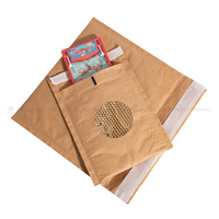 Sac d'expédition compostable kraft rembourré personnalisé pour courrier enveloppe d'expédition en papier nid d'abeille recyclé biodégradable sac postal