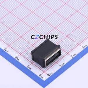 HYCW213-USBA04-113B USB Connector Through hole Component (THT) Connector Type-A USB 2.0 Female Through Hole - Product Image 1