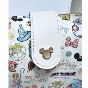 Gold Mouse Head Buckle All over Print Magic Characters Magic Kingdom Crossbody Bag Theme Park <b>Nylon</b> <b>Tote</b> Bag Pouchette <b>Tote</b> Bag - Product Image 4