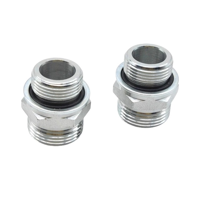 1CH/1DH High Pressure Hydraulic Fitting M20 M22 M42 METRIC Thread Stud Ends Male Adapter with O-Ring Sealing Liquid Medium