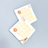 Petit bloc-notes auto-adhésif ensemble de notes autocollantes pas cher personnalisé mini bloc de poche agenda signets d'écriture