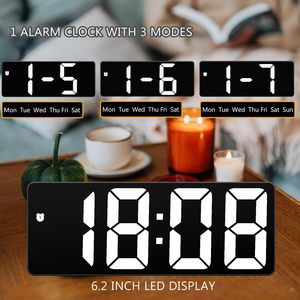 Hot Selling Digital <b>Clock</b> <b>LED</b> Electronic Alarm <b>Clock</b> Simple Style <b>Clock</b> Suitable for Living Room and Bedroom - Product Image 2