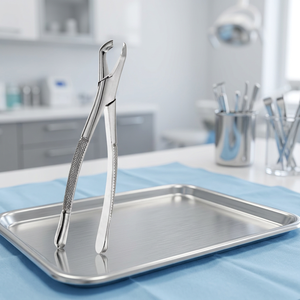 Pinzas de Extracción Dental BK Industries para Dientes del Sabiduría Inferiores, Manuales, Ergonómicas, de Acero Inoxidable Estriado, Instrumento Quirúrgico Clase I - Product Image 4