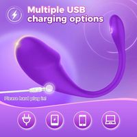 Jouet sexuel pour adultes, vibrateur en forme de U portable, contrôlé par application, stimulateur clitoridien et du point G, vibrateur en forme de U portable pour couples