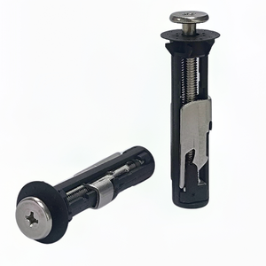 Kit de boulons de siège de <span class=keywords><strong>toilette</strong></span> universel en acier inoxydable de conception moderne avec écrous faciles à installer et accessoires de couvercle de salle de bain - Product Image 1