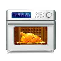 Vente en gros CE GS ROHS ETL Nouveau Grand Four à air chaud multifonctionnel à convection 17-24L en acier inoxydable, friteuse électrique, rôtissoire à dinde