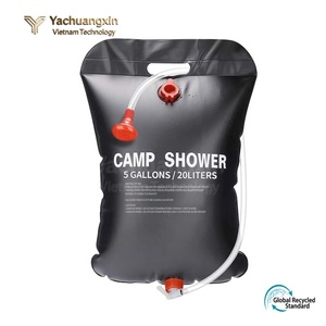 Douche de camping 5 gallons 20 litres, produit de bain portable pour l'extérieur, design rectangulaire en plastique - Product Image 5