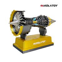 Modèle de moteur turbofan d'avion miniature NIKOLATOY 900, peut être démarré, avec emballage d'origine, pour les 14 ans et plus