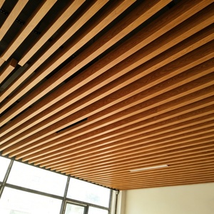 Controsoffitto Moderno in Alluminio a Forma di U con Design Popolare, Effetto <span class=keywords><strong>Legno</strong></span>, Ignifugo per Sale - Product Image 2