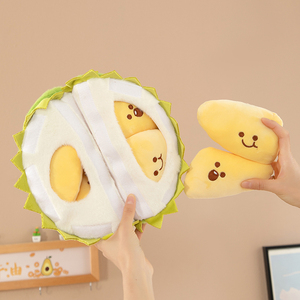 Peluche de Durián con Piezas Desmontables, Muñeco de Fruta de Simulación Creativa para Aliviar el Estrés y Regalo de Cumpleaños - Product Image 5