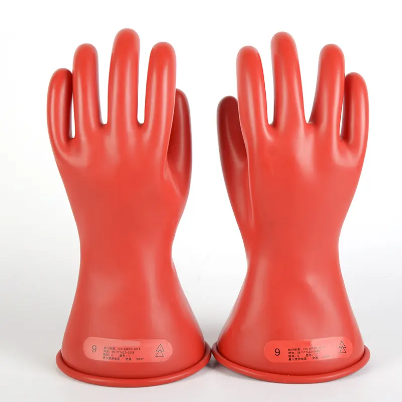 Leder handschuhe Protector Work Hand 1kv Sicherheits handschuhe für elektrische