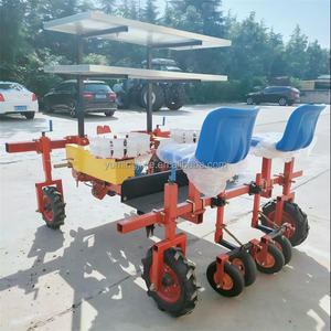 Nouvelle machine agricole de repiquage de légumes, à accoupler au tracteur, haute productivité, 24 godets, pour <span class=keywords><strong>semis</strong></span> de <span class=keywords><strong>melon</strong></span> et de piment - Product Image 4