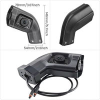 Cámara de Visión Lateral, Cámara de Punto Ciego para Espejo Retrovisor Lateral, 1080P AHD IP68, Impermeable, Visión Nocturna IR, Gran Angular, para Camiones, Autobuses y Vehículos