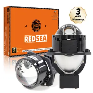 Redsea yeni E200 sisli ve yağmurlu günler kullanılan 3 inç lazer bi led projektör lens lazer farlar araba kamyon için