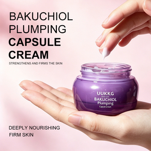 Creme Facial em Cápsulas de Bakuchiol para Preenchimento, Antirrugas, Firmador, Cuidado com os Poros, Colágeno, Ceramida, Hidratante, Reparador da Barreira Cutânea 50ml - Product Image 1