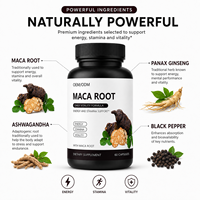 Formule Botanique de Bien-être OEM à base de Racine de Maca, Ashwagandha, Ginseng Panax et Poivre Noir - Capsules de Racine de Maca